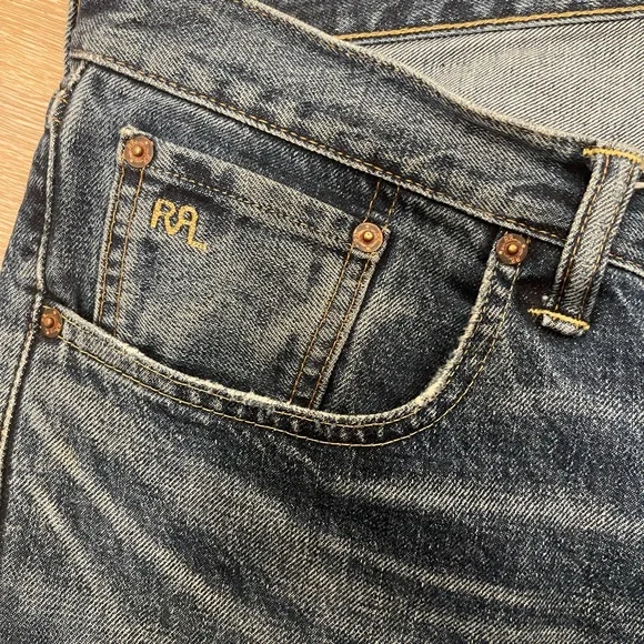 RRL slim fit jeans
